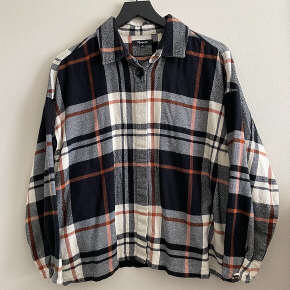 Madewell Plaid Shirt Jacket - Picture 1 of 6